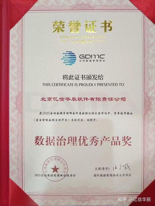 亿信华辰荣膺2025dama数据治理优秀产品奖五大客户斩获最佳实践奖